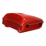 HR3 Whiskey Fire 10.7" Chopped Style Touring Trunk Luggage For 23+ Harley Touring