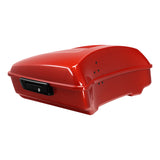 HR3 Whiskey Fire 10.7" Chopped Style Touring Trunk Luggage For 23+ Harley Touring