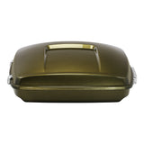 HR3 Olive Gold 5.5" Razor Style Touring Trunk Luggage For 14-24 Touring
