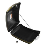 HR3 Olive Gold 5.5" Razor Style Touring Trunk Luggage For 14-24 Touring