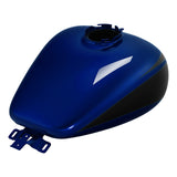 HR3 Candy Cobalt / Indigo Ink Gas Tank For 2008-2023 Harley Touring Models