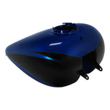 HR3 Candy Cobalt / Indigo Ink Gas Tank For 2008-2023 Harley Touring Models