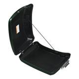 HR3 Deep Jade Pearl 5.5" Razor Style Tour Pack Luggage For 14-24 Harley Touring