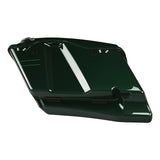 HR3 Deep Jade Pearl CVO Stretched Saddlebags with Speaker Lids  For 14-23 Harley Touring