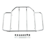 HR3 Chrome Luggage Rack Trunk Rail Top Fit For Harley King/Chopped/Razor Tour Pak Touring