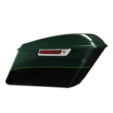 HR3 Deep Jade Pearl / Vivid Black Hard Saddlebags (Regular) For 14-23 Harley Touring