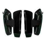 HR3 Deep Jade Pearl / Vivid Black Hard Saddlebags (Regular) For 14-23 Harley Touring