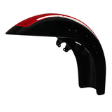 HR3 Billiard Red / Vivid Black 2021RGS  Motorcycle 18" Wide Tire Front Mudguard Fender For Harley Touring Models 2014-2023