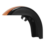 HR3 Amber Whiskey / Vivid Black Motorcycle 18" Wide Tire Front Mudguard FenderFor Harley Touring Models 2014-2023