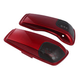 HR3 Velocity Red Sunglo 2017S CVO Saddlebag Lids With 5" x 7" Speaker Cutouts For Harley Touring Models 2014-2023