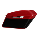 HR3 Billiard Red / Vivid Black 2021RGS Hard Saddlebags (Regular) For 14-23 Harley Touring