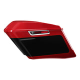 HR3 Billiard Red / Vivid Black 2021RGS CVO Stretched Saddlebags For 14-23 Harley Touring