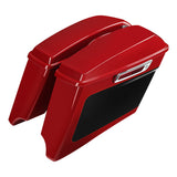 HR3 Billiard Red / Vivid Black 2021RGS CVO Stretched Saddlebags For 14-23 Harley Touring