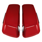 HR3 Billiard Red / Vivid Black 2021RGS CVO Stretched Saddlebags For 14-23 Harley Touring