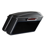 HR3 Gauntlet Gray Metallic / Vivid Black 2021SGS Hard Saddlebags (Regular) For 14-23 Harley Touring