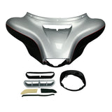 HR3 Brilliant Silver Pearl /Vivid Black Outer Batwing Fairing Cowl Upper 2015 ELECTRA GLIDE ULTRA LIMITED(FLHTK)