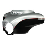 HR3 Brilliant Silver Pearl /Vivid Black Outer Batwing Fairing Cowl Upper 2015 ELECTRA GLIDE ULTRA LIMITED(FLHTK)