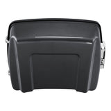 HR3 Gauntlet  Gray Metallic 10.7" Chopped Style Touring Trunk Luggage For 14-24 Harley Touring