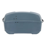 HR3 Sharkskin Blue Firestorm King Size Touring Trunk Luggage For 14-24 Harley Touring