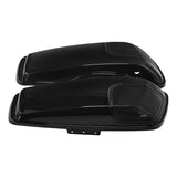 HR3 Vivid Black CVO Saddlebag Lids With 5" x 7" Speaker Cutouts For Harley Touring Models 2014-2023