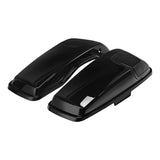HR3 Vivid Black CVO Saddlebag Lids With 5" x 7" Speaker Cutouts For Harley Touring Models 2014-2023