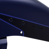 HR3 Zephyr Blue / Black Sunglo Motorcycle 18" Front Mudguard Fender (can be installed with lighting) For Harley Touring Electra Glide Ultra Limited Tri Glide 14-23