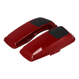 HR3 Billiard Red 6 X 9" Saddlebags Lid Speaker Cutouts W/ Grill For Harley Touring Models 2014-2023