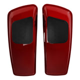 HR3 Billiard Red 6 X 9" Saddlebags Lid Speaker Cutouts W/ Grill For Harley Touring Models 2014-2023