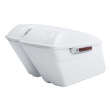 HR3 Stone Washed White Pearl 2015 Special Hard Saddlebags (Regular) For 14-23 Harley Touring