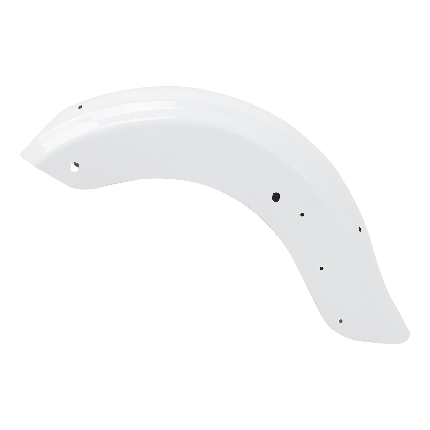 HR3 Stone Washed White Pearl Motorcycle Rear Fender Mudguard