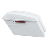 HR3 Stone Washed White Pearl 2015 Special Hard Saddlebags (Regular) For 14-23 Harley Touring