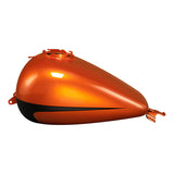 HR3 Scorched Orange / Black Denim Gas Tank For 2008-2023 Harley Touring Models