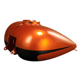 HR3 Scorched Orange / Black Denim Gas Tank For 2008-2023 Harley Touring Models