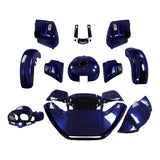 HR3 Zephyr Blue / Black Sunglo Complete Body Fairing Kit For Harley Road Glide Special FLTRXS 15-23