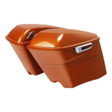 HR3 Amber Whiskey CVO Stretched Saddlebags For 14-23 Harley Touring