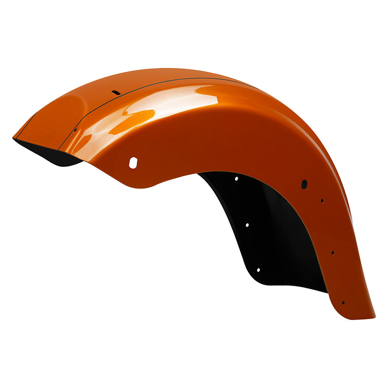 HR3 Amber Whiskey Motorcycle Rear Fender Mudguard For Harley CVO Limited Touring 2009-2022
