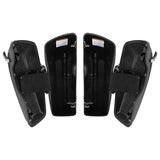 HR3 Industrial Gray CVO Stretched Saddlebags For 14-23 Harley Touring