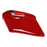 HR3 Billiard Red CVO Stretched Saddlebags with Speaker Lids For 14-23 Harley Touring