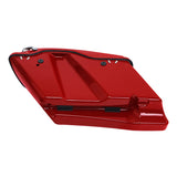 HR3 Billiard Red CVO Stretched Saddlebags with Speaker Lids For 14-23 Harley Touring