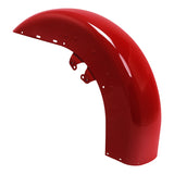HR3 Billiard Red Motorcycle Front Mudguard Fender (can be installed with lighting)