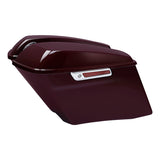 HR3 Billiard-Burgundy CVO Stretched Saddlebags For 14-23 Harley Touring