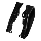 HR3 Black Quartz Mid-Frame Air Deflectors For Harley Touring and Trike Models 09-24