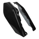 HR3 Black Quartz Mid-Frame Air Deflectors For Harley Touring and Trike Models 09-24