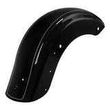 HR3  Black Quartz Motorcycle Rear Fender Mudguard For Harley CVO Touring 2009-2022