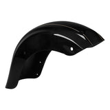 HR3  Black Quartz Motorcycle Rear Fender Mudguard For Harley CVO Touring 2009-2022