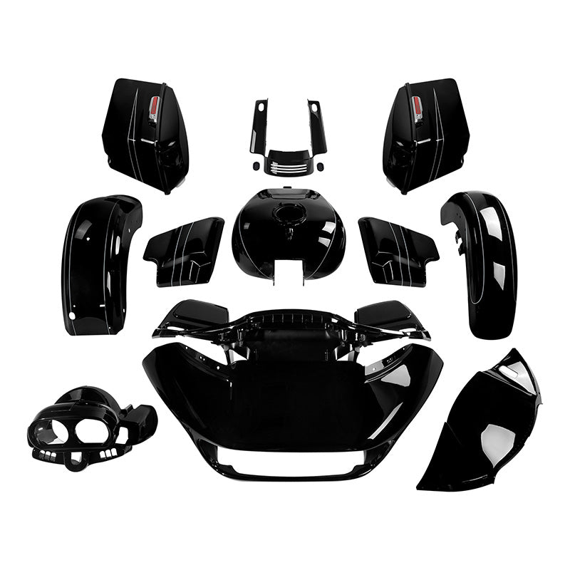 HR3 Vivid Black 2015S Road Glide Special Fairing Kit
