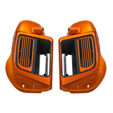 HR3 Scorched Orange / Black Denim Vented Lower Fairing Kit (Fits water cooled models)