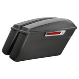 HR3 Industrial Gray Denim Hard Saddlebags (Regular) For 14-23 Harley Touring