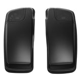 HR3 Black Denim CVO Saddlebag Lids With 5" x 7" Speaker Cutouts For Harley Touring 2014-2023