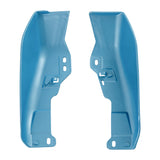 HR3 Sky Blue / Sand Gold Mid Frame Air Heat Deflectors For Harley Touring and Trike Models 17-24